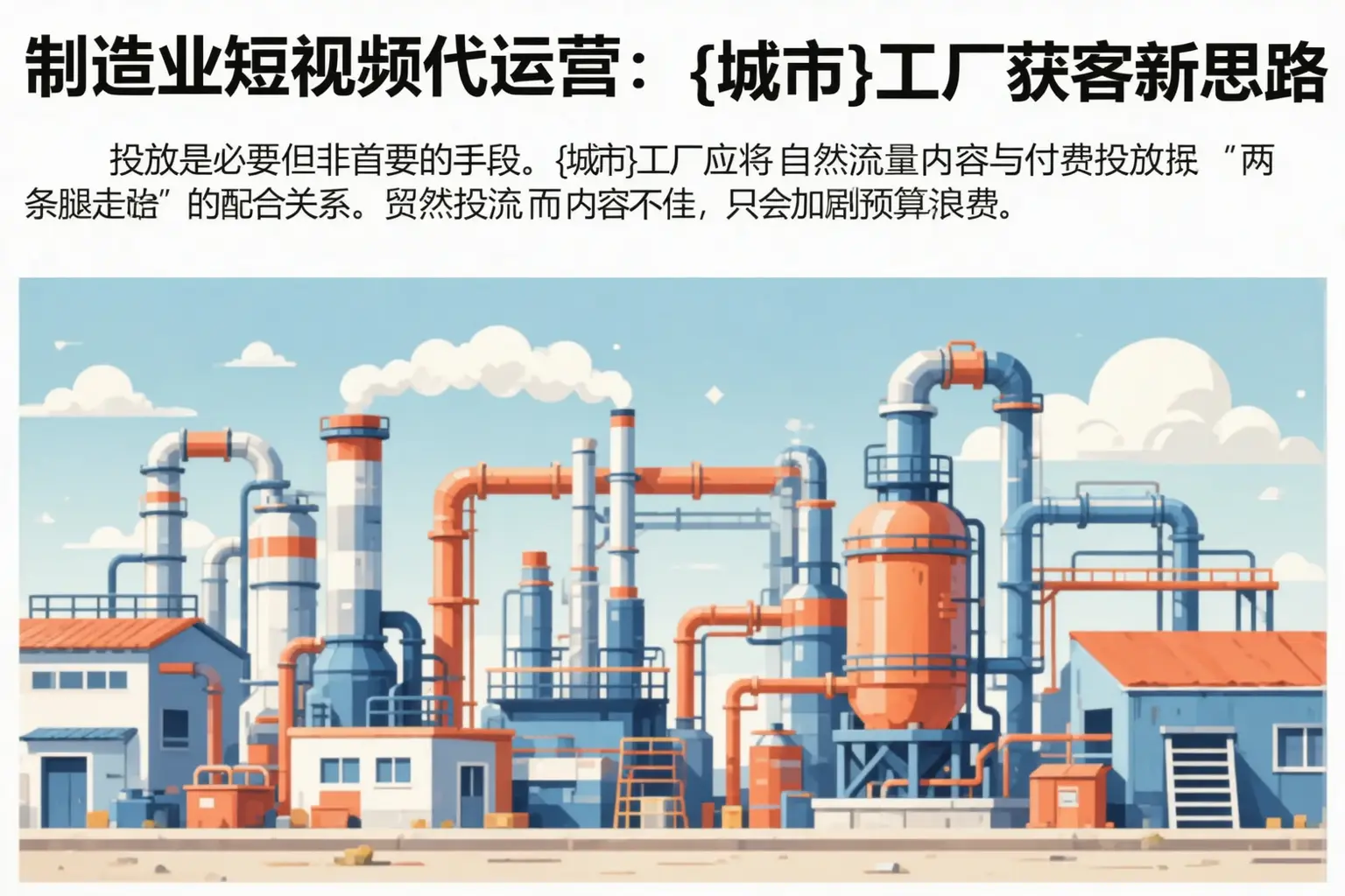 制造业短视频代运营：蒙自工厂获客新思路